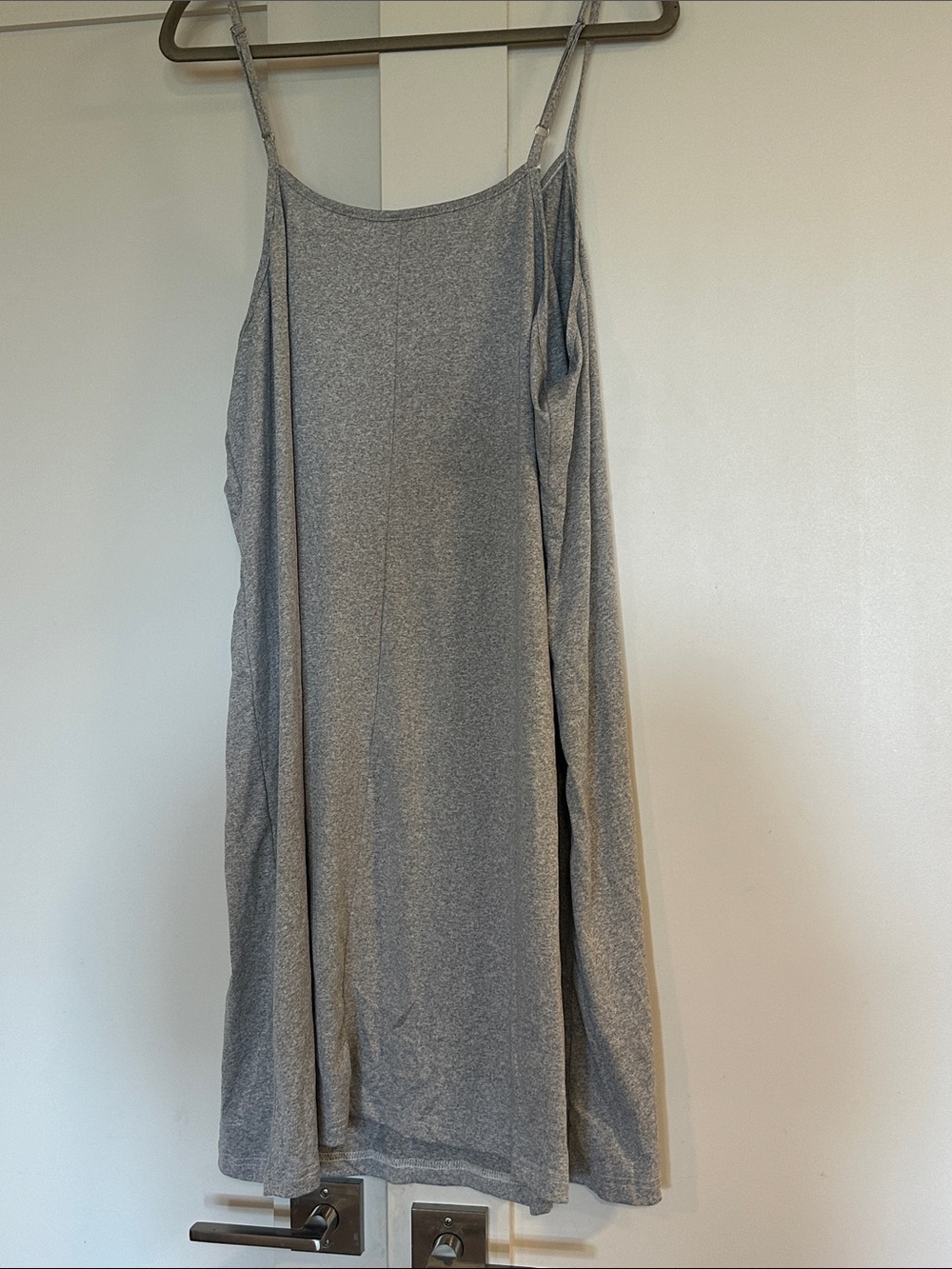 Women's Grey Tank Slip Dress - Casual Summer Dress, Size:4X, - Picture 2 of 5